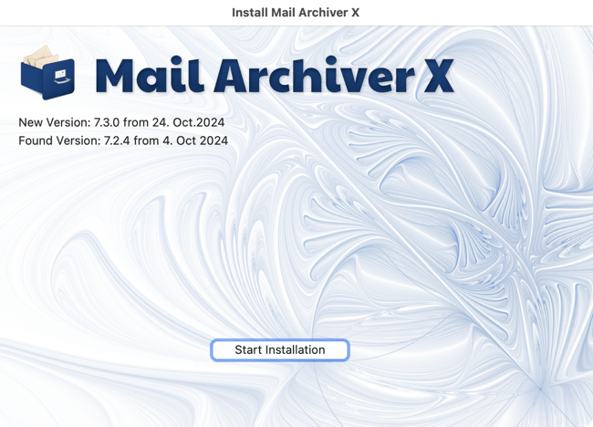 Run installer